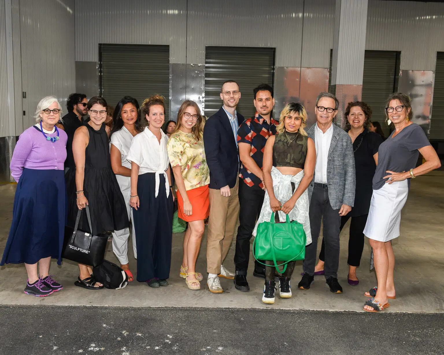 Event attendees at the fourth annual UOVO Prize mural event in partnership with the Brooklyn Museum.
