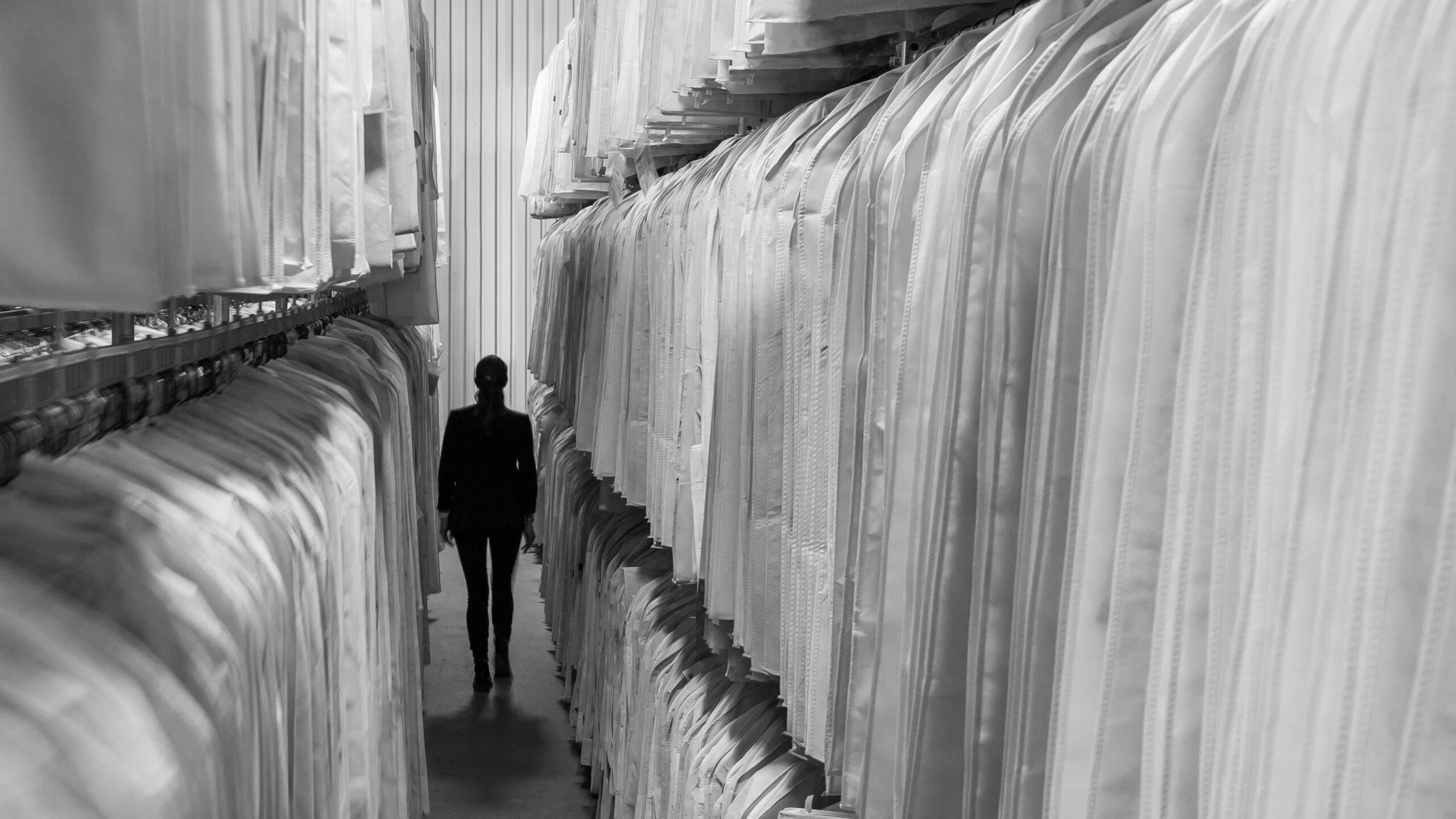 Fashion storage at UOVO Florida Facility