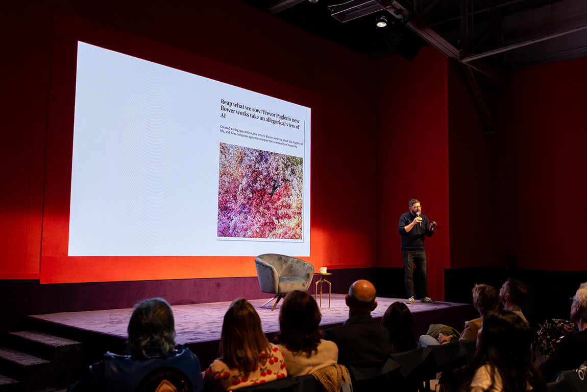  Andy Gass presents a panel discussion titled “Whose Art Is It? How AI Impacts Intellectual Property,” hosted by UOVO.