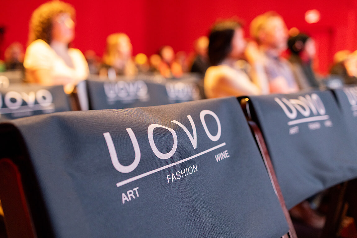 UOVO branding seen at FOG Design+Art fair in San Francisco.