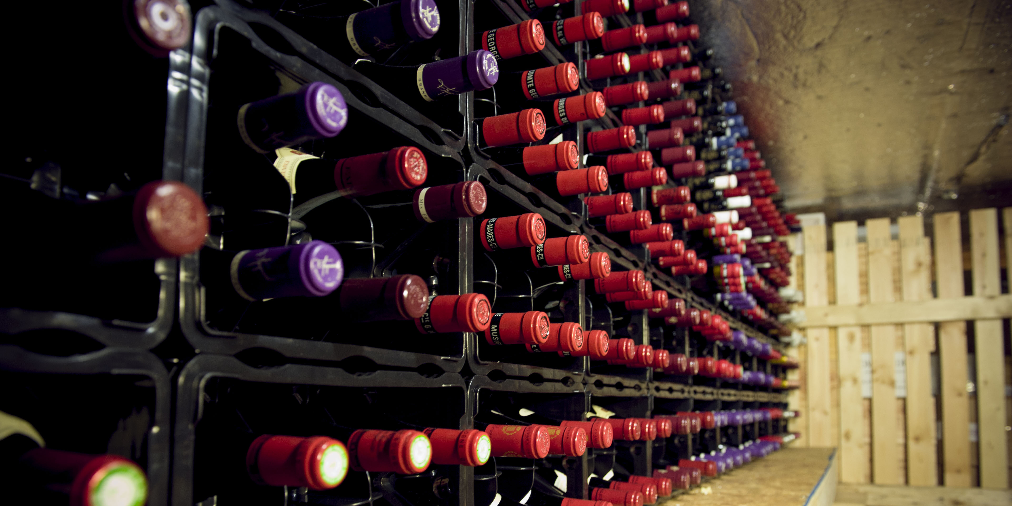 Wine in Crates in UOVO Wine Storage