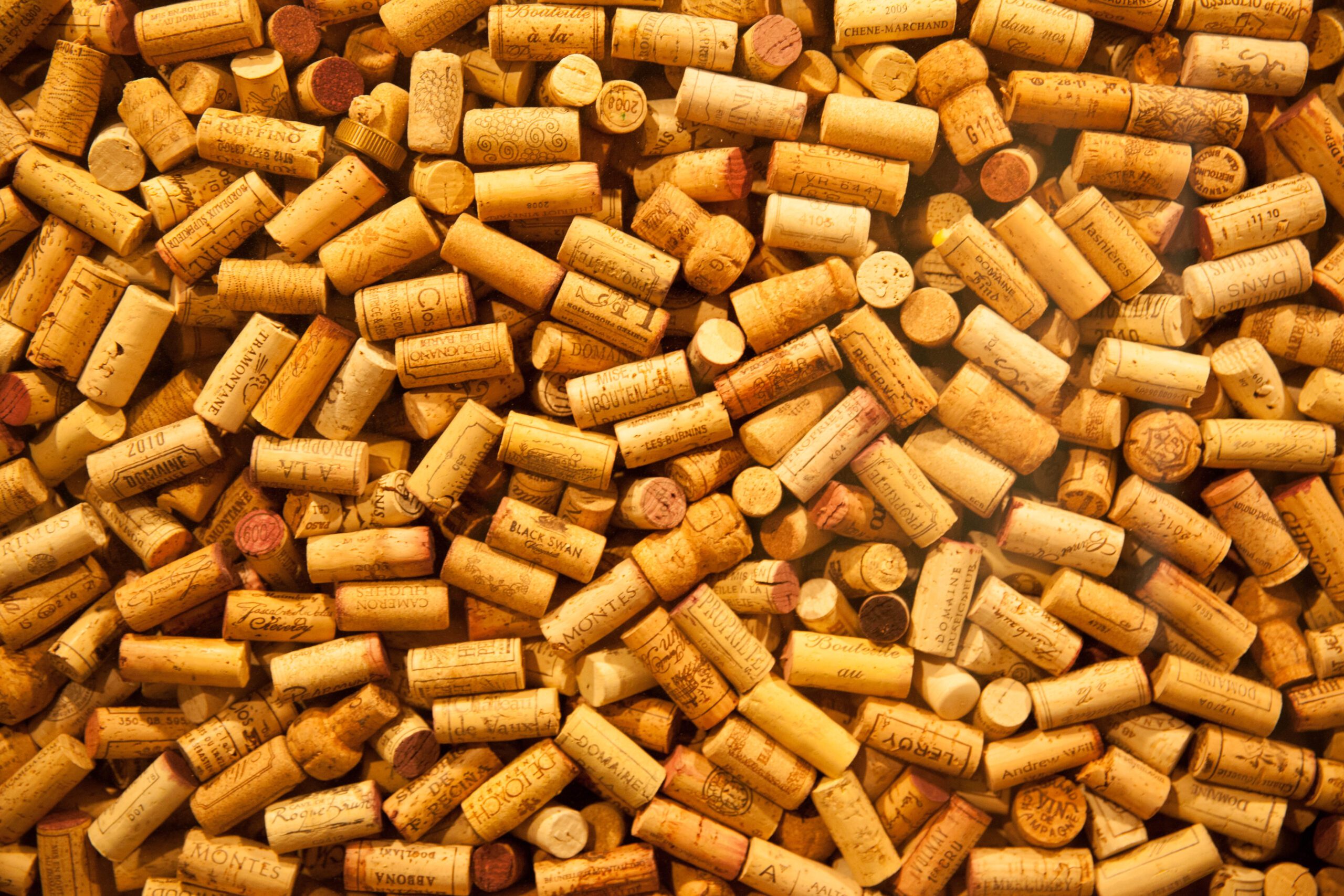 Proper humidity helps protect the corks of wine bottles