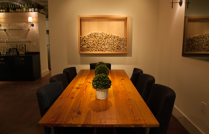 Table in Lounge at UOVO Wine Washington, DC Location