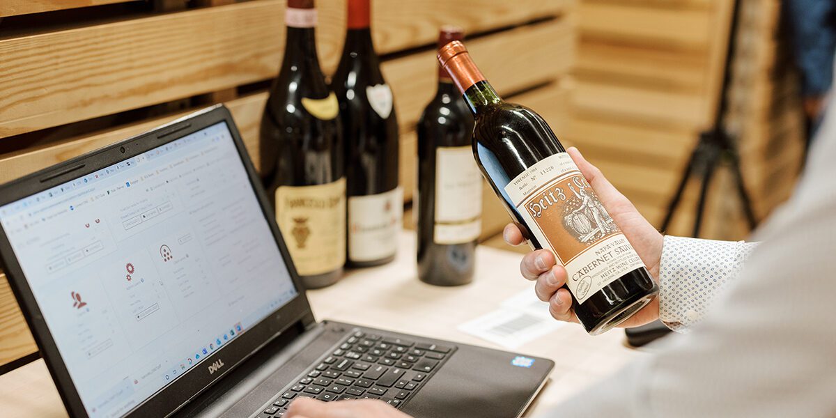 UOVO Wine Appraisals On Computer