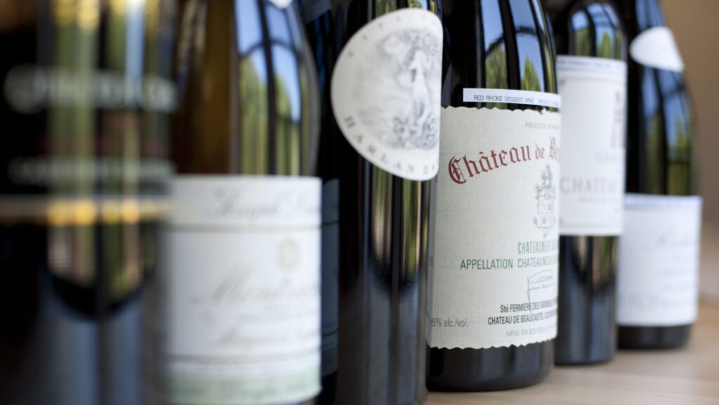 Wine Bottles in UOVO Storage