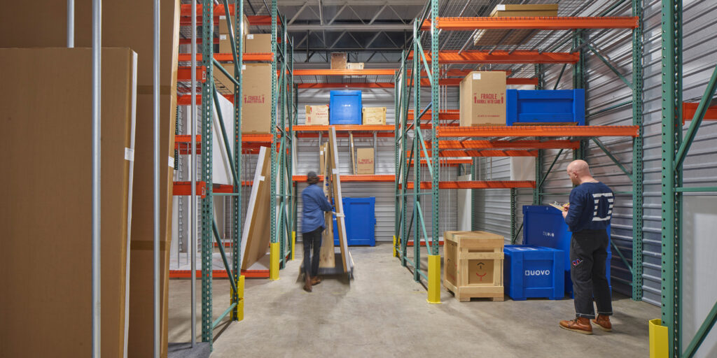 UOVO Art Storage Warehouse Interior