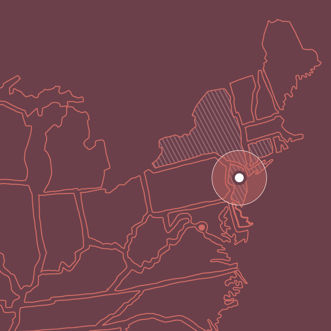 UOVO Wine New Jersey Location on a Map