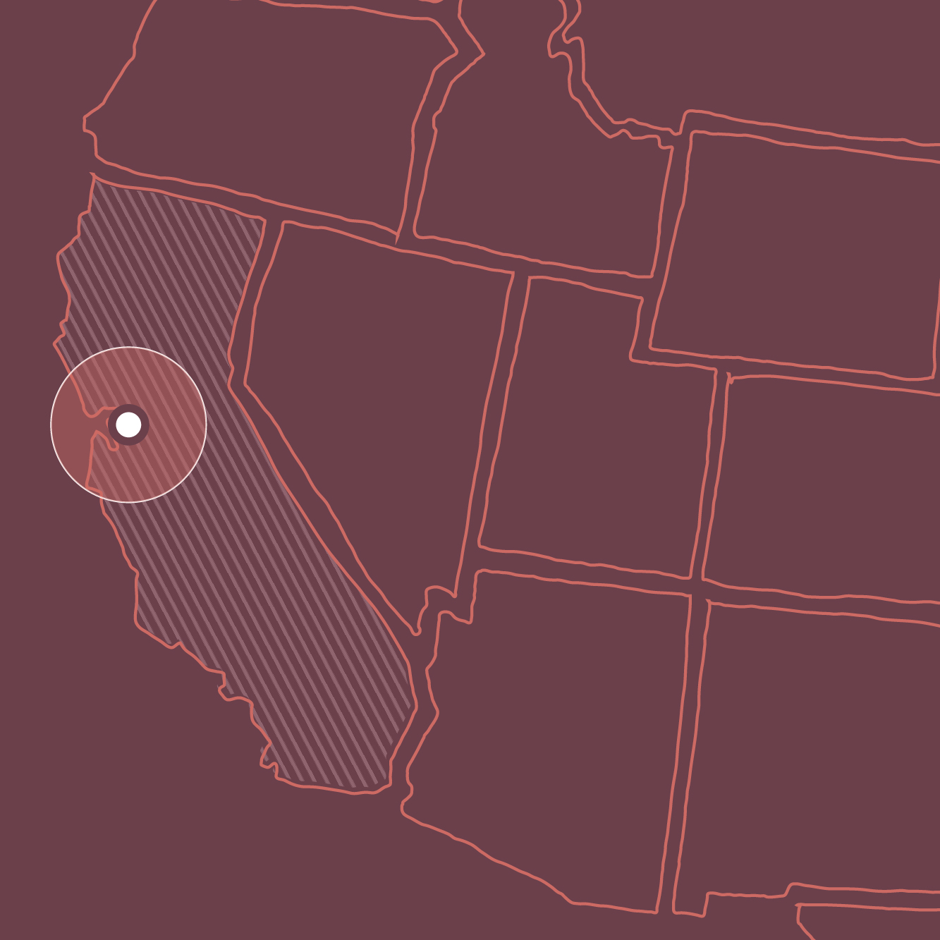 UOVO Wine Napa Location on a Map