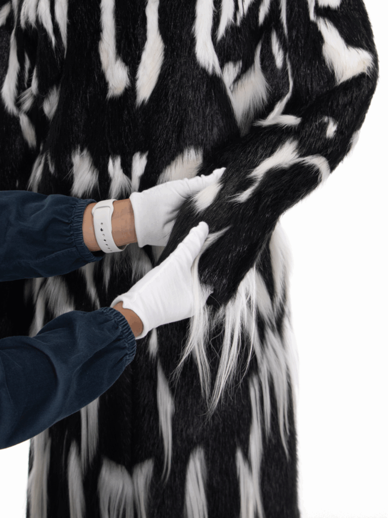 Cavalli coat inspection by UOVO Fashion preservationistPhoto: Natasha Petereit