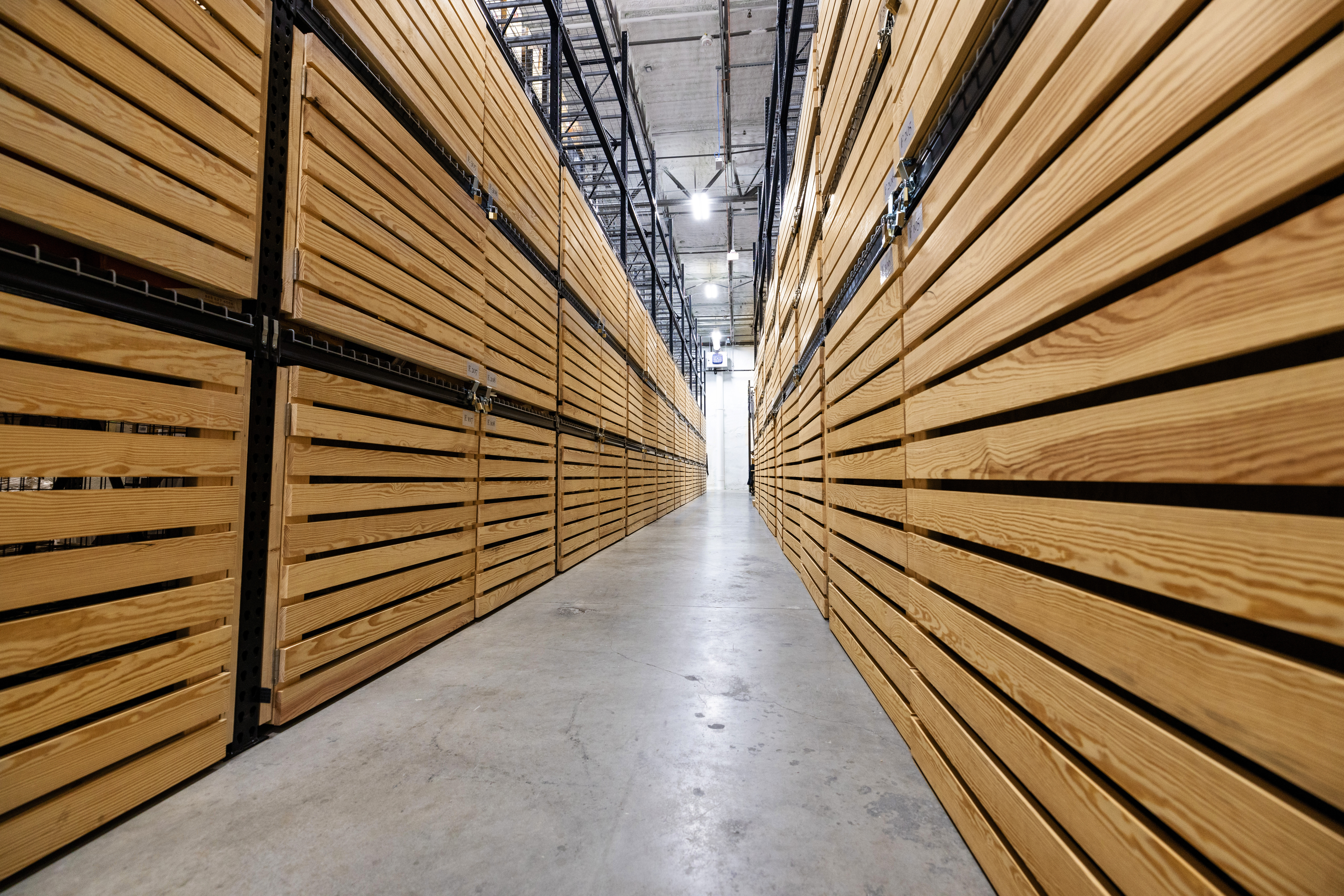 UOVO Art Storage Warehouse Interior